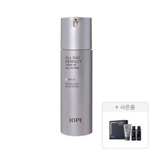 아이오페 맨 올데이 퍼펙트 톤업 올인원 120ml, 1개+증정(맨 베이직 3종 키트, 1개)
