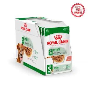 로얄캐닌 강아지사료 미니 에이징 파우치 85g 12개(1BOX)