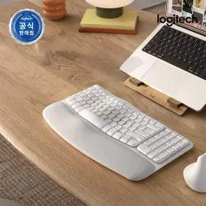 로지텍 코리아 WAVE KEYS FOR MAC 맥용 인체공학 무선 키보드