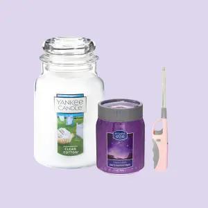 양키캔들 라지자 +아로마엣세 프래그런스 방향제 대용량 365g +점화기 증정