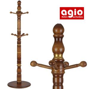 포인트 : 스탠드 원목 옷걸이 행거 수납 금장 엔틱 나무 튼튼한 당일 무료