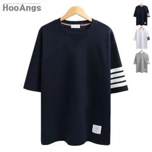 [후앙스] 루즈핏 소매사선 반팔티셔츠 MRRT9215