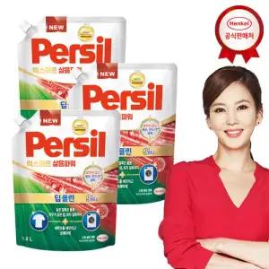 퍼실 딥클린 삶음파워 하이진젤 1.8Lx3개 세탁세제 겸용
