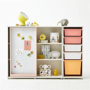 한샘 샘키즈 슬라이딩 수납장 자석보드형 박스 1600