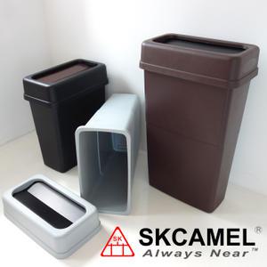 슬림휴지통 50L, 70L. 90L 카페 매장 식당 업소용 대용량 쓰레기통