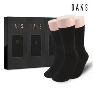 [롯데백화점]닥스 신사양말 3족 선물세트 면스판무지 검곤검 20833