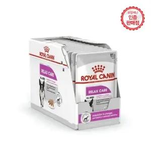 로얄캐닌 독 미니 릴렉스케어 파우치 85g 12팩