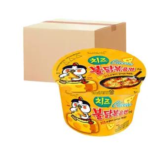 삼양식품 치즈 불닭볶음면 큰컵 105g 16개 / 컵라면