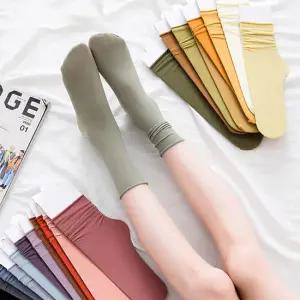 엔비 5+5 [10개세트] 파스텔 원피스코디 루즈삭스 골지 쫀쫀 양말 스타킹양말 무압박 임산부 추천