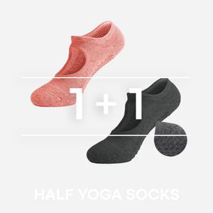 2묶음 벤디스 필라테스양말 미끄럼방지 하프 요가양말 토삭스 Y022