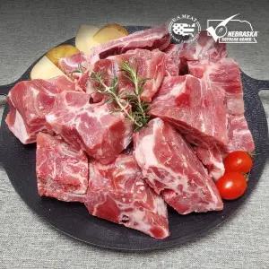 프레시누리 감자탕 찜용 통큰 돼지목뼈 900gX2팩