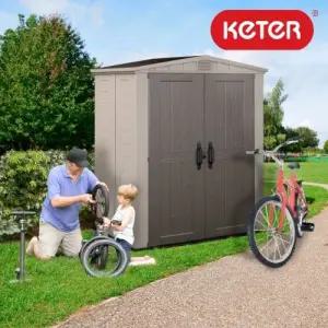 케터 팩터6x3 조립식창고 플라스틱창고 대형야외보관함 간이 농막 코스트코창고 정원가구