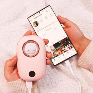 이엘 래빗/크로버 손난로 USB 충전식 휴대용 핸드워머 보조배터리 10000mAh 전기 핫팩