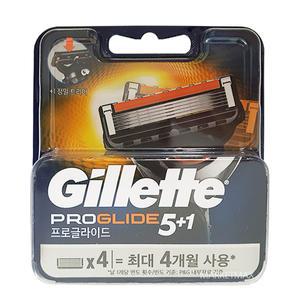 질레트 프로글라이드 매뉴얼 면도날 4입