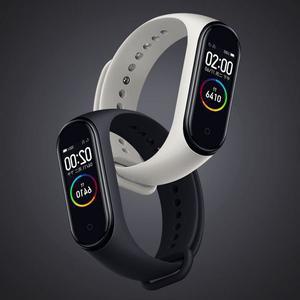 샤오미 미밴드 스트랩 7 6 5 실리콘 스포츠 밴드 ms-2 실리