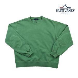 [대구백화점] [세인트제임스]BONBON가먼트다잉 맨투맨[053](GARMENT DYEING [GREEN])