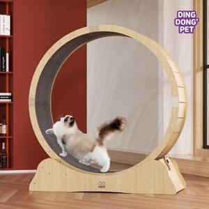 딩동펫 반려동물 익사이트 우드 고양이 캣휠 S