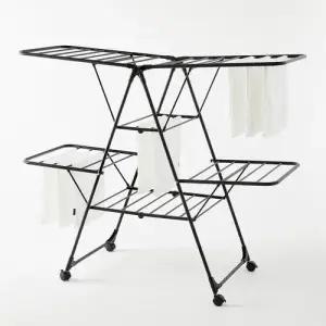 한샘 스타일랙다크 양날개 이동형 건조대