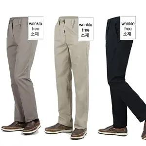 [리빌모아]23가을신상 기본일자 정통 링클프리 남성 면바지