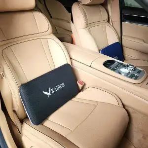 카이로스 차량용 허리쿠션 장거리 운전 요추받침대 자동차 등쿠션 여행용 허리디스크통증 완화