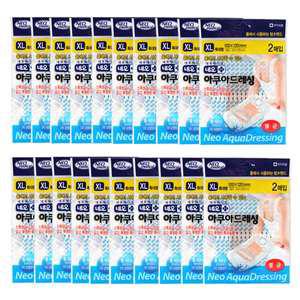 맘스덤 네오 아쿠아드레싱 XL 특대형 2매입X20개(1박스)/아쿠아 방수 상처 밴드 드레싱