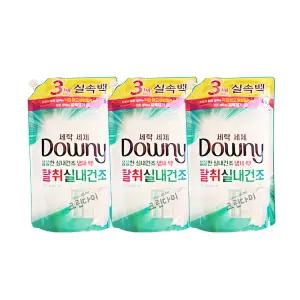 다우니 세탁세제 탈취실내건조 리필 1.4L x3개