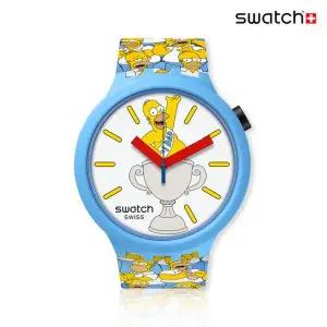[스와치][본사] 더 심슨 BEST. DAD. EVER. SB05Z100