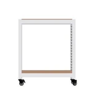 아트박스 홈던트하우스 홈던트하우스 이동식선반 대형바퀴 2단 900x600x900