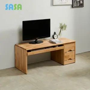 우드픽 엘다 원목 컴퓨터 좌식책상 1050