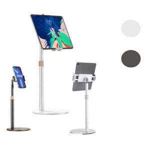 NUBASE 아이패드 태블릿 아이폰 탁상용 자바라 높이조절 거치대 360도회전