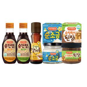 [아이배냇] 순간장2종 된장 소금 참기름 세트