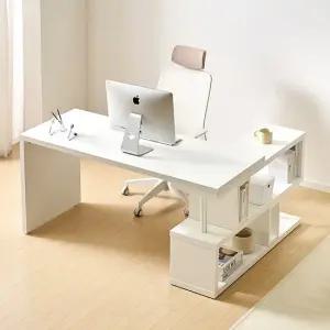 e스마트 와이즈 오픈장 ㄱ자 코너 학생 책상 1400 1600