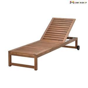 이케아 NAMMARO 야외 원목 썬베드/일광욕의자