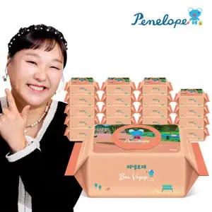 페넬로페 아기물티슈 본보야지 메종 캡형 70매 10팩+10팩