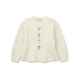 [대구백화점] [페리미츠]아동 여아 플라워 겨울 니트(P2441K453)