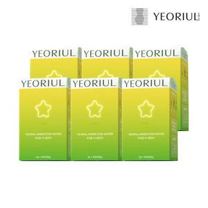 [여리울] 이너별워터 아이돌물 3+3박스 레몬녹차꿀 V라인 클렌즈워터