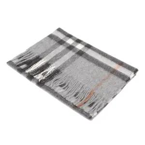 자이언트 체크 캐시미어 스카프 8077881 (GREY)