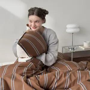 깊게자요 스트라이프 차렵이불 침구세트 5colors (SS/Q/K)