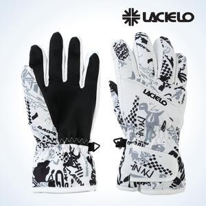 [라시엘로]  주니어 스포츠 스노우보드 스키장갑 LAJ-2027-WHITE