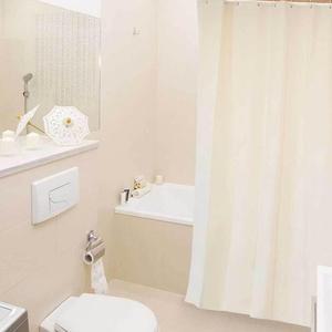 [JHQRHHHQ_4B]욕실 화장실 샤워커튼봉세트 패브릭 중 미색