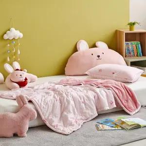 [모던하우스] 모던하우스 마미허그 소프트워싱 쁘띠래빗 극세사 낮잠이불 겸 담요 100x150 핑크 CZ0224044