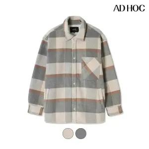 [애드호크] 남성 보아 안감 체크 셔캣(HAAUJ2A)