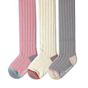 어린이 여아 아동 유아 데일리 파스텔 색상 골지 팬티 스타킹 하울 타이즈