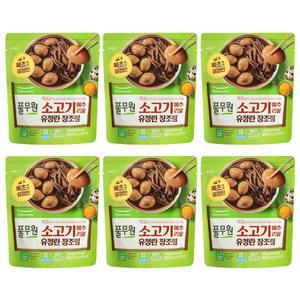 풀무원 소고기 메추리알 유정란 장조림 125g x 6개