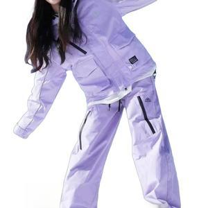 빅사이즈스키복 보드복 스키장옷 남녀공용 스키복 퍼플