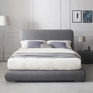 홈즈 르망 퀸/킹 가죽 침대 프레임 HSY827