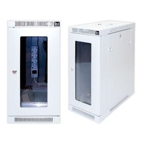 미니 세로형 벽부형랙 허브랙 4U H600 D450 W280 공유기 음향기기 보관함