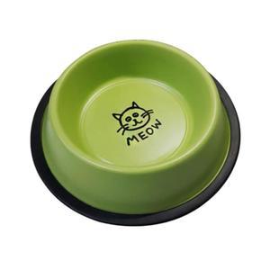 그린 파스텔 코팅 스텐 강아지밥그릇 16온스 밥통 펫