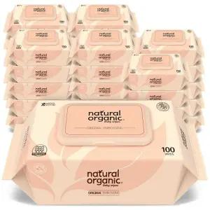 네츄럴오가닉 아기물티슈 오리지널 엠보싱캡형100매 30팩