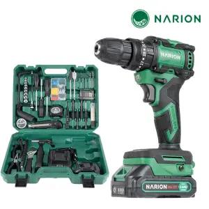 나리온 21V 전동드릴 고급세트 NJ140 충전 드릴 드라이버
